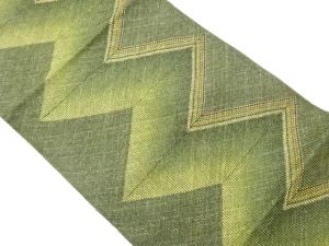 組織金糸抽象模様織出し名古屋帯